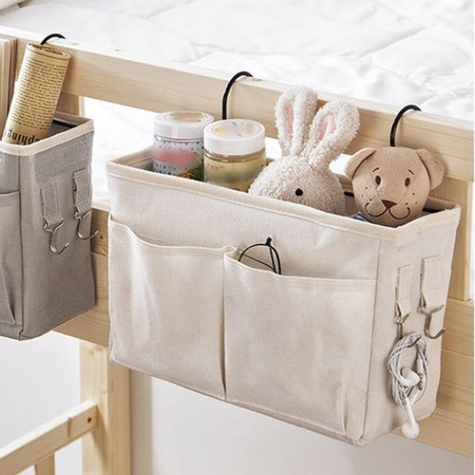 Canvas Bedside Hanging Pocket