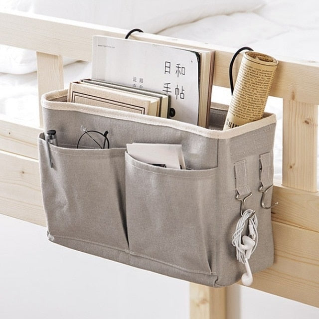 Canvas Bedside Hanging Pocket